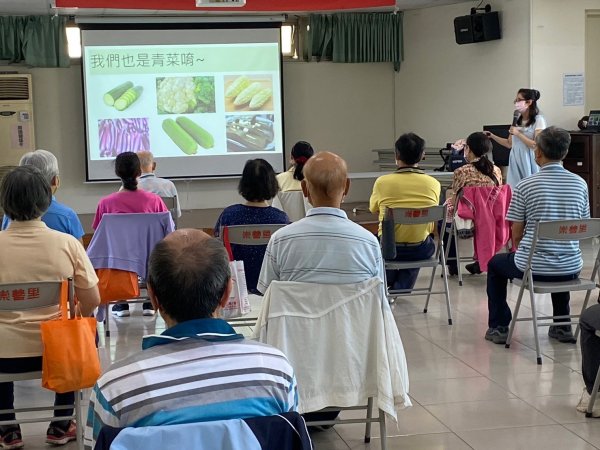 相簿：東區衛生所舉辦《盛滿健康》課程，長輩共購六大類食物學習健康飲食習慣