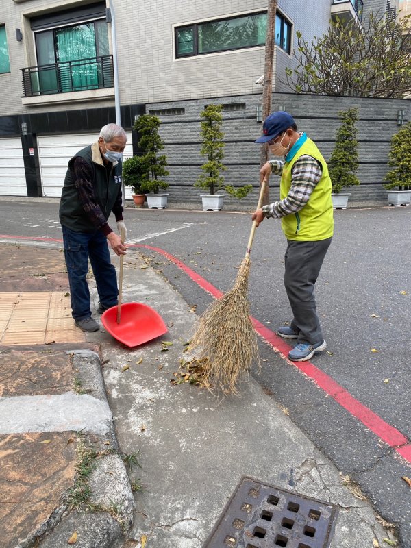 崇善里環保志工三月環境大清掃