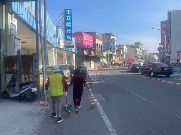 崇善里環保志工三月環境大清掃