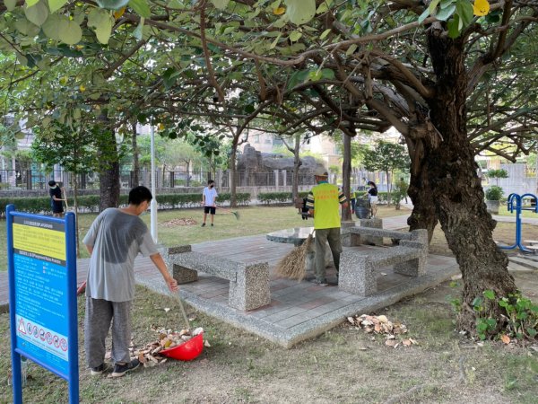 崇善公園、仁和公園10月份環境清潔