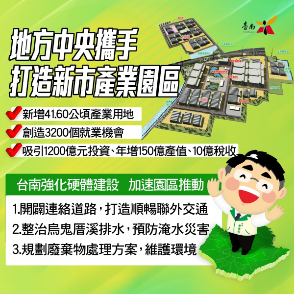 新市產業園區環評初審通過！