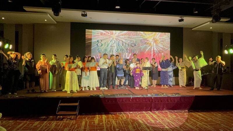 崇善太鼓團熱烈參與熊本縣菊池市親善音樂饗宴「以樂會友 」