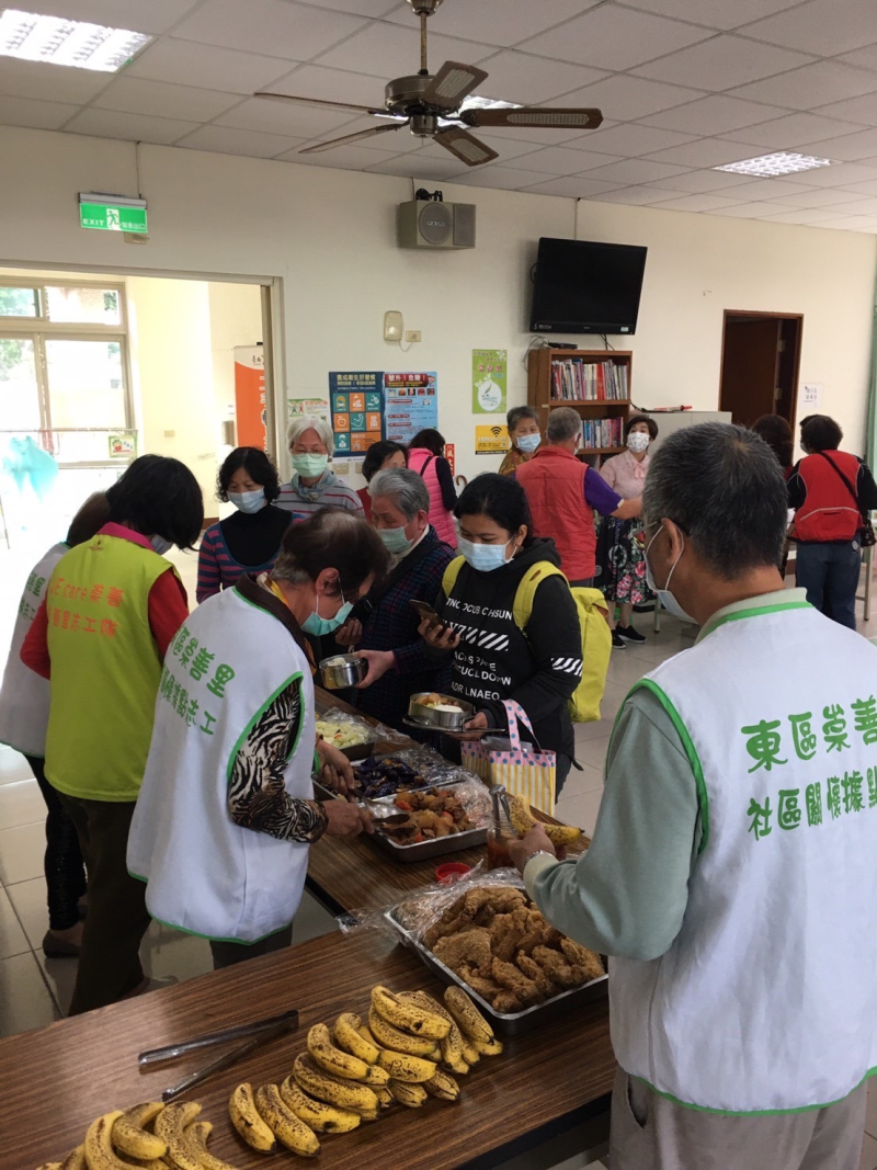 崇善里社區關懷據點-長者食堂-共餐優惠價50元